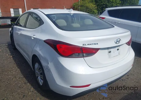 2016 Hyundai Elantra Se from USA, damaged, VIN 5NPDH4AE9GH774370